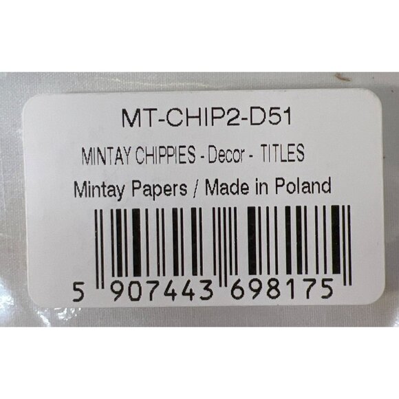 Mintay Chippies Chipboard Decor Elements Family Set  MT-CHIP2-D51 - Picture 4 of 4